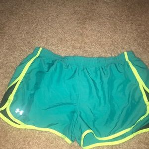 Two pairs of under amour blue shorts!